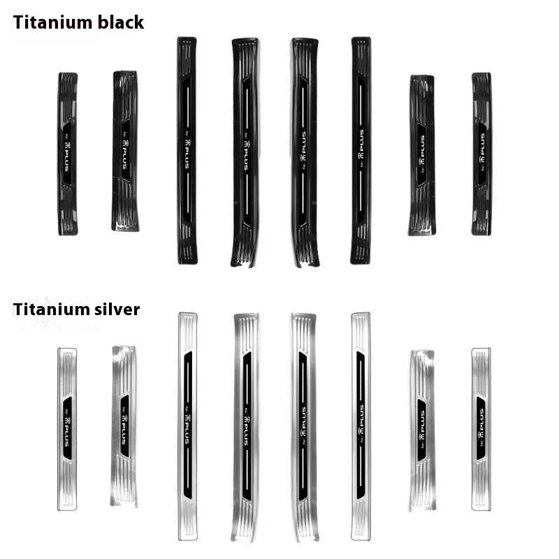 BYD Song Plus DMI / Seal U / Sealion 6 — Stainless Steel Door Threshold & Welcome Pedal Strips