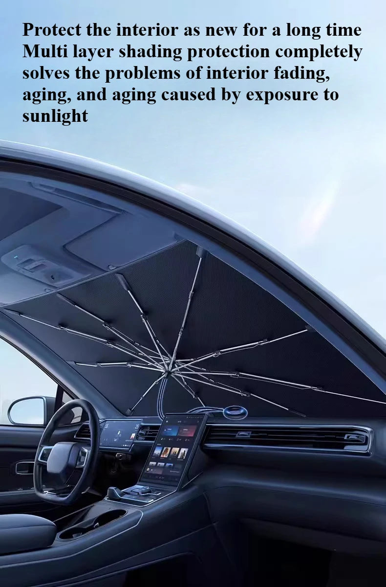 Universal Umbrella Car Windshield Sun Shade