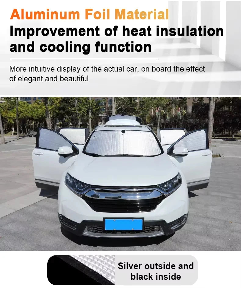 DEEPAL S05 — Blackout Magnetic Window Sunshades & Windshield Visor, Full Coverage (2024–2026)