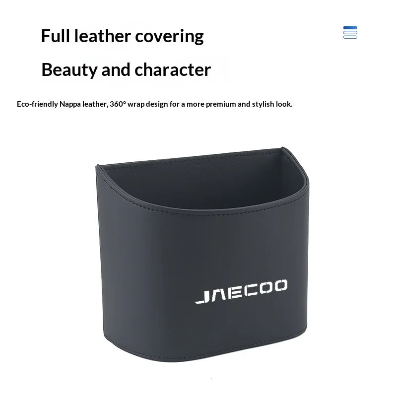 Jaecoo J5 / J6 / J7 / J7 PHEV / J7 Plus / J8 — Door-Mounted Rubbish Bin & Cup Holder