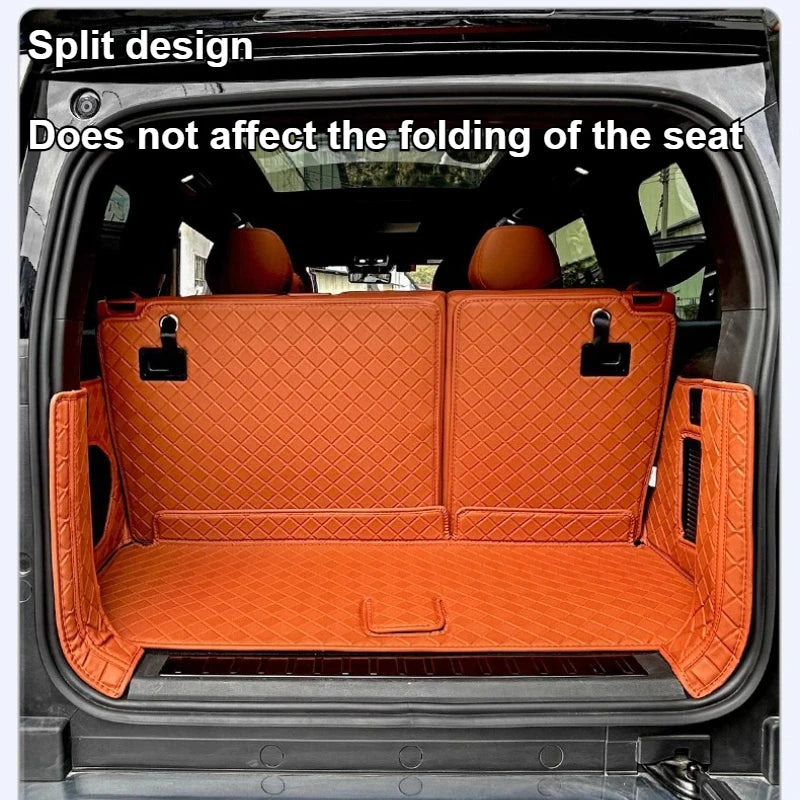 BAIC JISHI Polestone 01 / ROX 01 — Leather 3D Full Coverage Boot Mat, Scratch-Resistant (2023–2025)