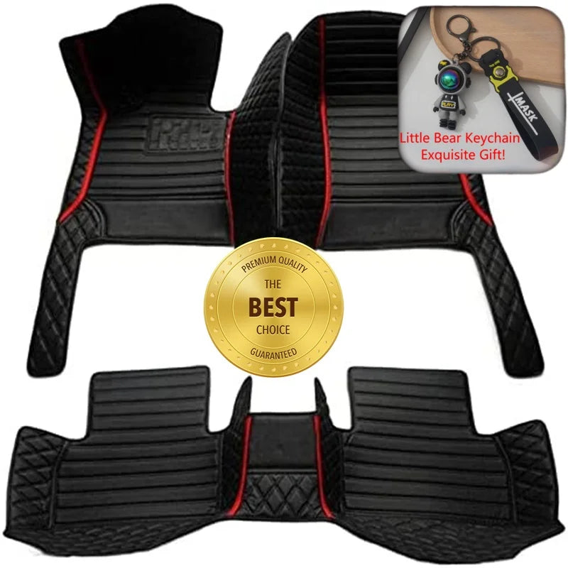 ROX ADAMAS — Custom-Fit PU Leather Luxury Floor Mats, LHD & RHD, All-Weather (2025–2026)