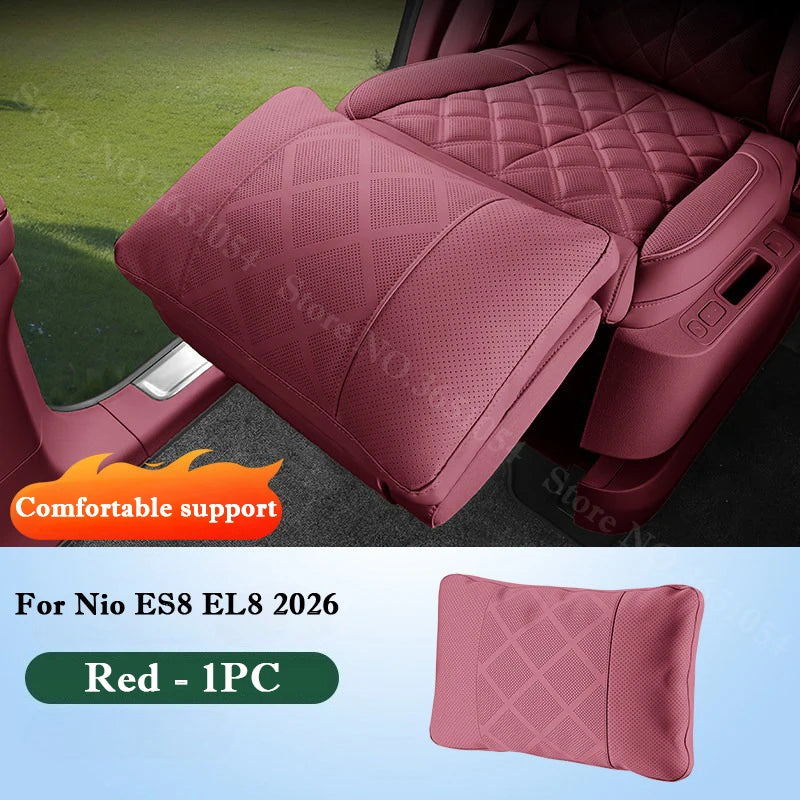 NIO EL8 — Mid-Row Leg Rest & Lumbar Support Cushion with Heightening Pad (2026)