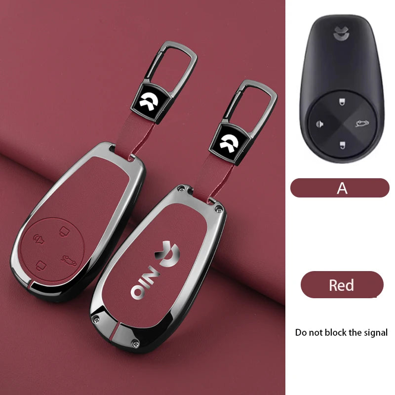 NIO  — Zinc Alloy Key Fob Case & Keychain Cover