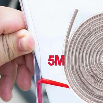 5M Transparent PVC Car Door Edge Scratch & Anti-Collision Protector Strip