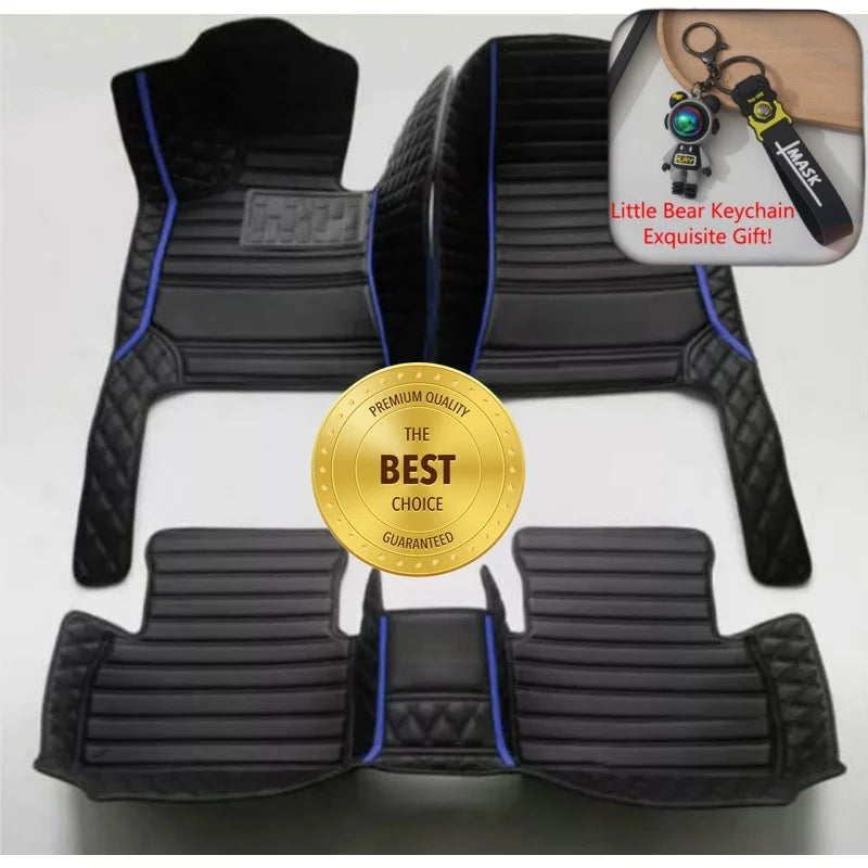 ROX ADAMAS — Custom-Fit PU Leather Luxury Floor Mats, LHD & RHD, All-Weather (2025–2026)