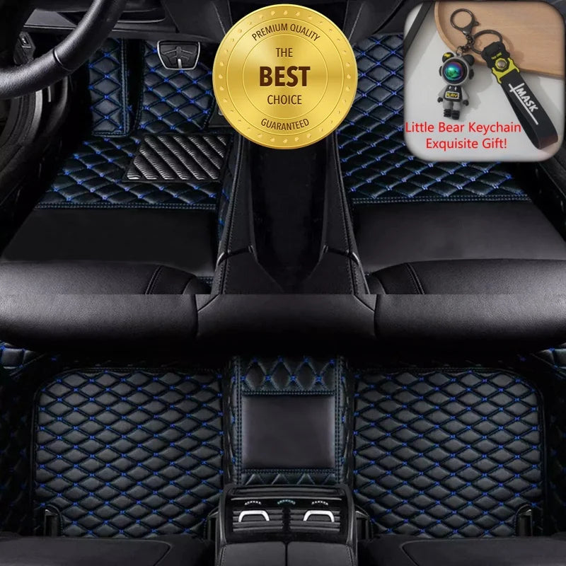 ROX ADAMAS — Custom-Fit PU Leather Luxury Floor Mats, LHD & RHD, All-Weather (2025–2026)
