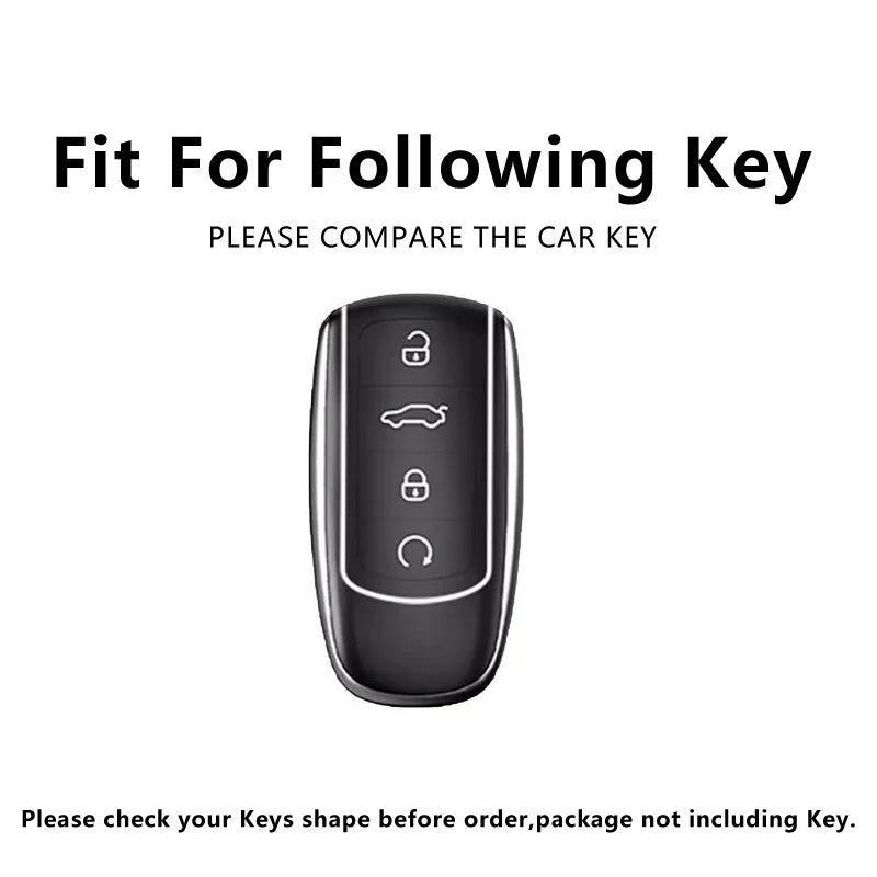 Jaecoo J5 EV / J7 / J7 PHEV / J8 — TPU Key Fob Case & Keychain Cover (2025–2026)