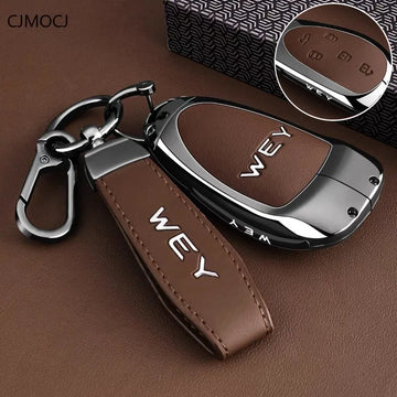 WEY 03 — Premium Zinc Alloy Key Fob Case & Cover