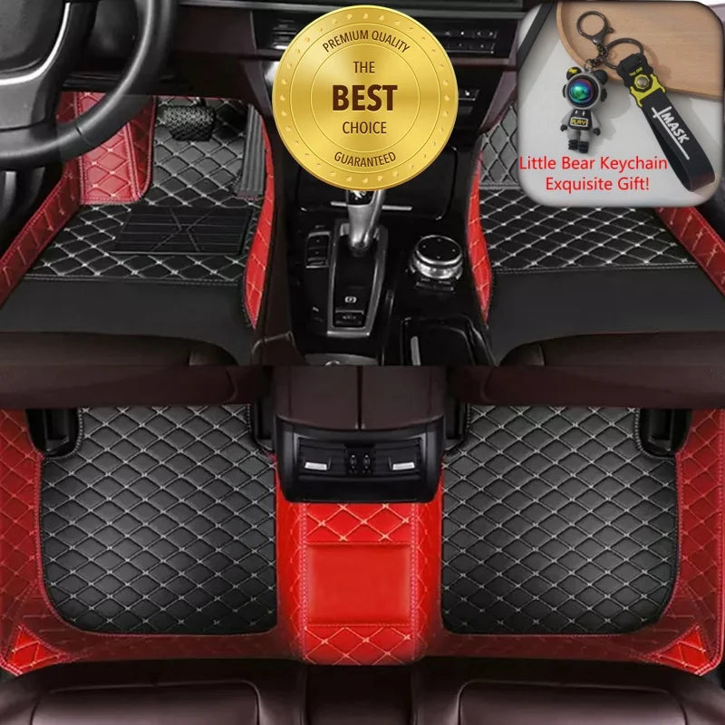 ROX ADAMAS — Custom-Fit PU Leather Luxury Floor Mats, LHD & RHD, All-Weather (2025–2026)