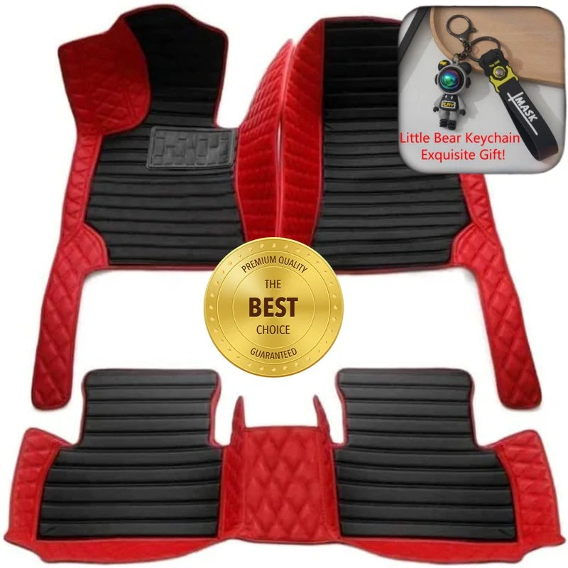 ROX ADAMAS — Custom-Fit PU Leather Luxury Floor Mats, LHD & RHD, All-Weather (2025–2026)