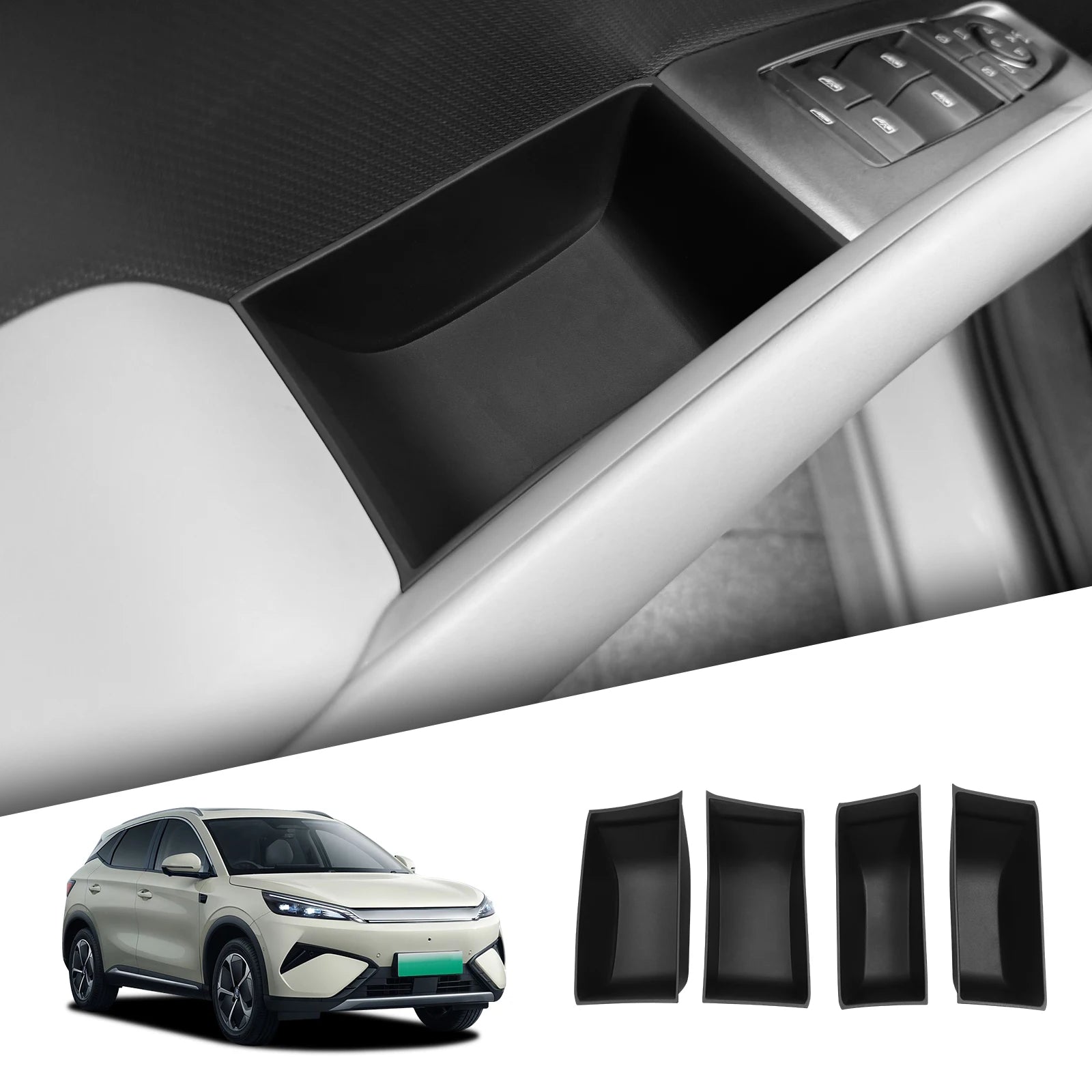 BYD Atto 3 EVO / Yuan Plus — TPE Door Handle Storage Trays (2025–2026)