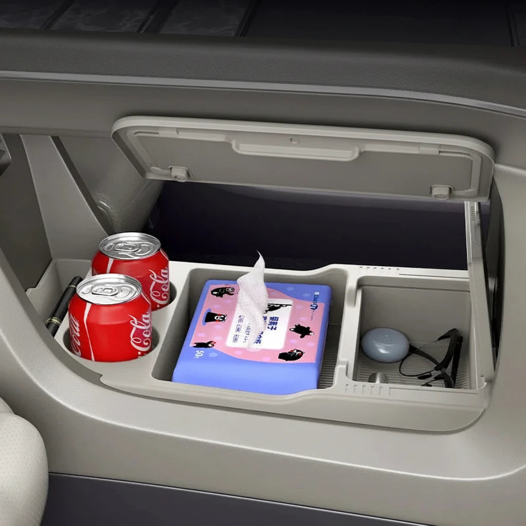 NIO EL8 — Dual-Layer Silicone Centre Console Storage & Glasses Organiser Tray (2026)