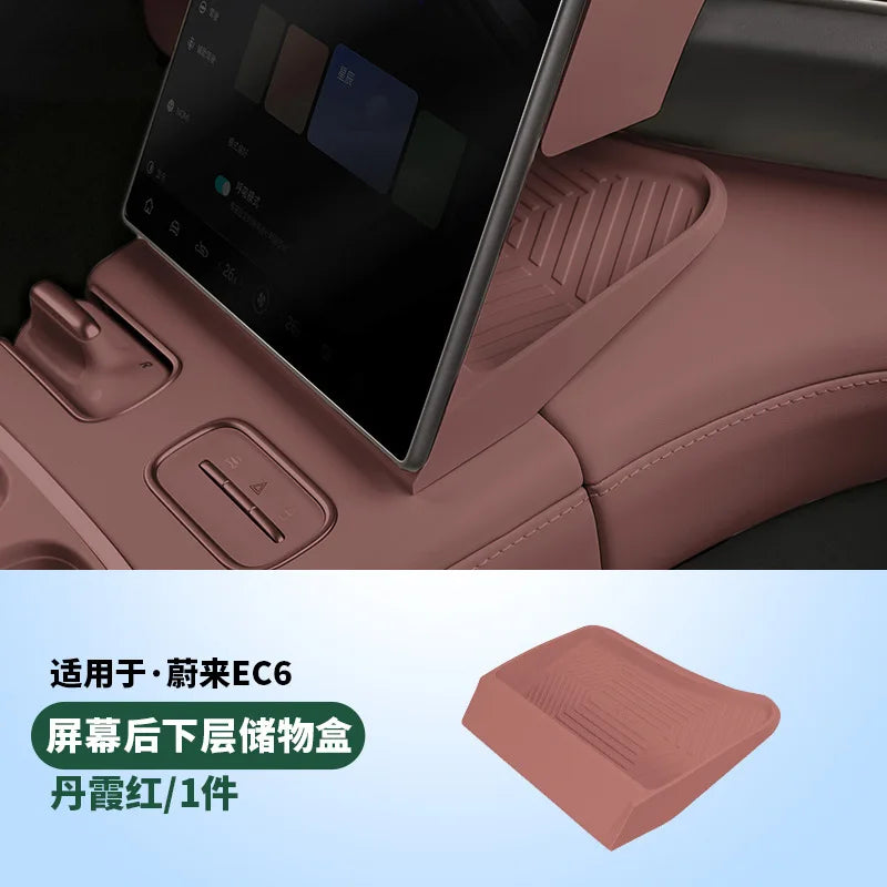 NIO EL6 / EC6 — Behind-Screen Centre Console Storage Box & Organiser Tray (2023–2025)