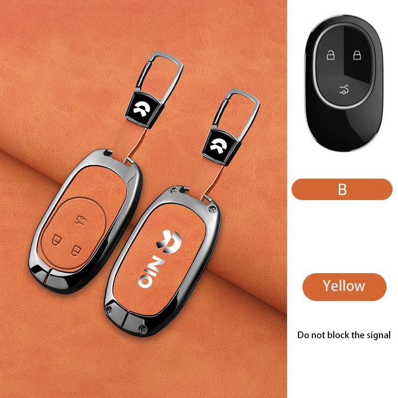 NIO  — Zinc Alloy Key Fob Case & Keychain Cover