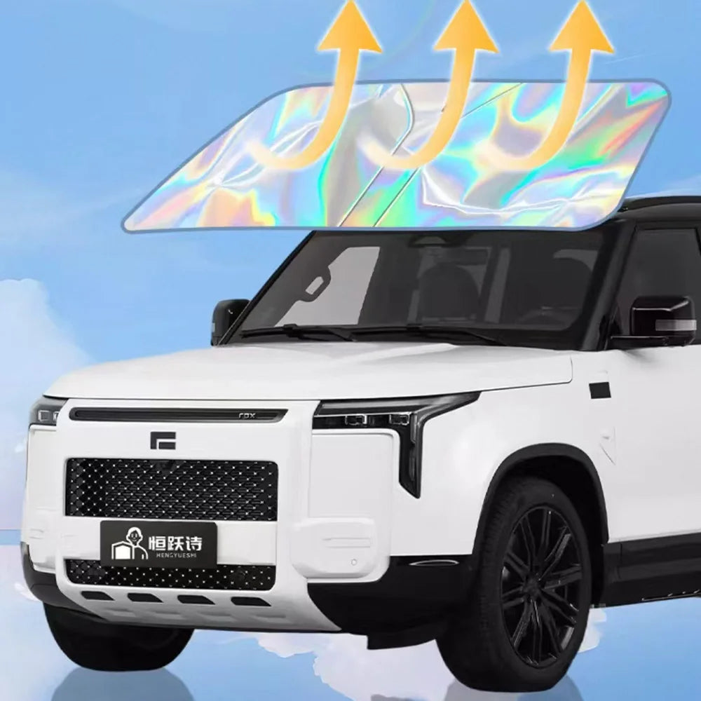 ROX ADAMAS — Front Windshield Sunshade Curtain & Thermal Insulation Cover