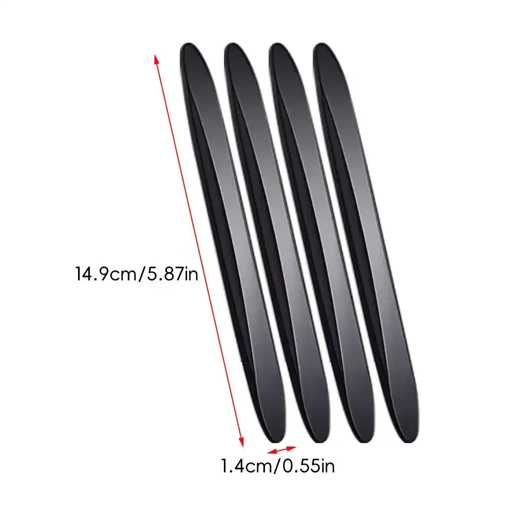 Invisible PU Door Edge Anti-Scratch & Anti-Collision Protection Strips — Set of 4
