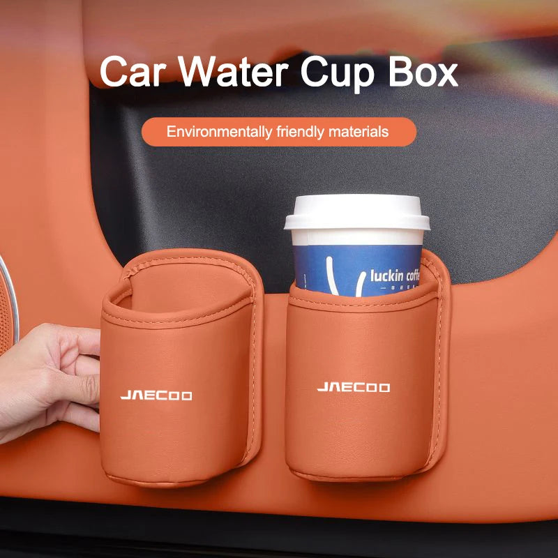 Jaecoo J7 / J8 / Chery Tiggo / Omoda 5 — Leather Door & Rear Seat Drink Holder & Cup Storage Rack