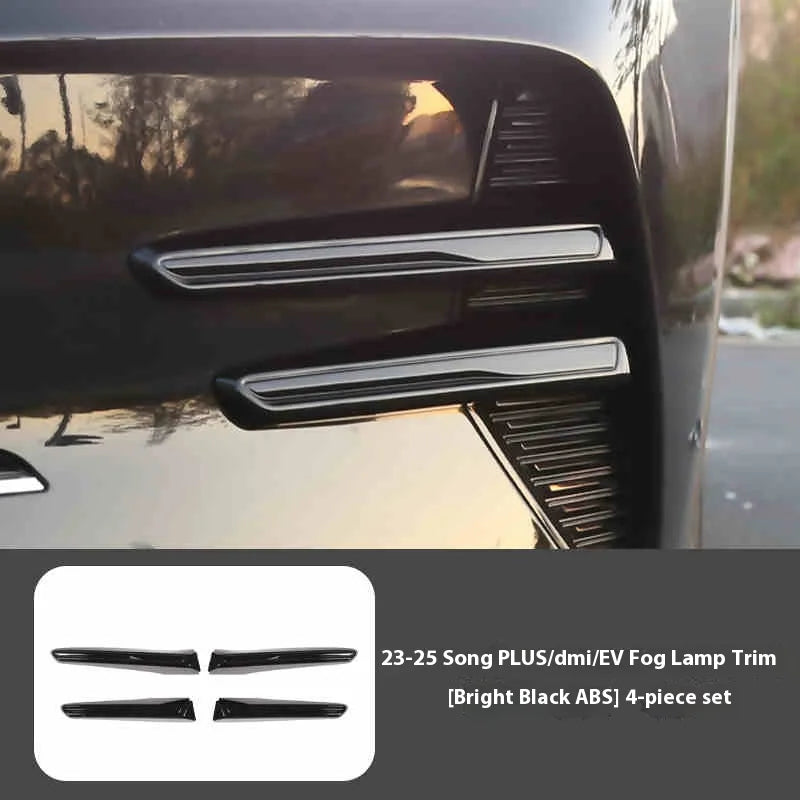 BYD Song Plus DMI / Seal U / Sealion 6 — Black Warrior Fog Light Garnish & Grille Sticker Kit