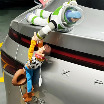 45cm Toy Story Sherif Woody Buzz Lightyear Car Dolls Toys Outside Hang Toys Cute Auto Accessories Car Decoration Doll