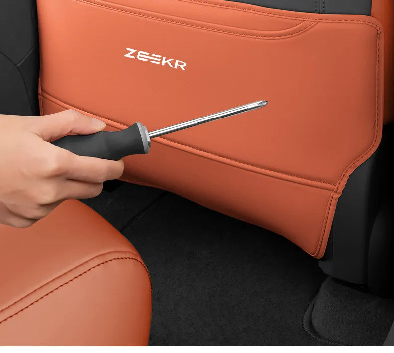 Zeekr 7X 2026 — Rear Seat Anti-Kick Pad & Back Protector