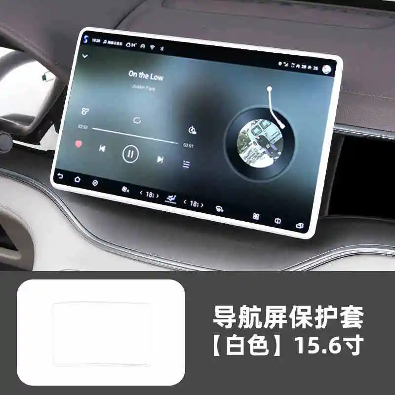 BYD Song Plus DMI / Seal U / Sealion 6 — Silicone Navigation Screen Frame & Central Control Protector