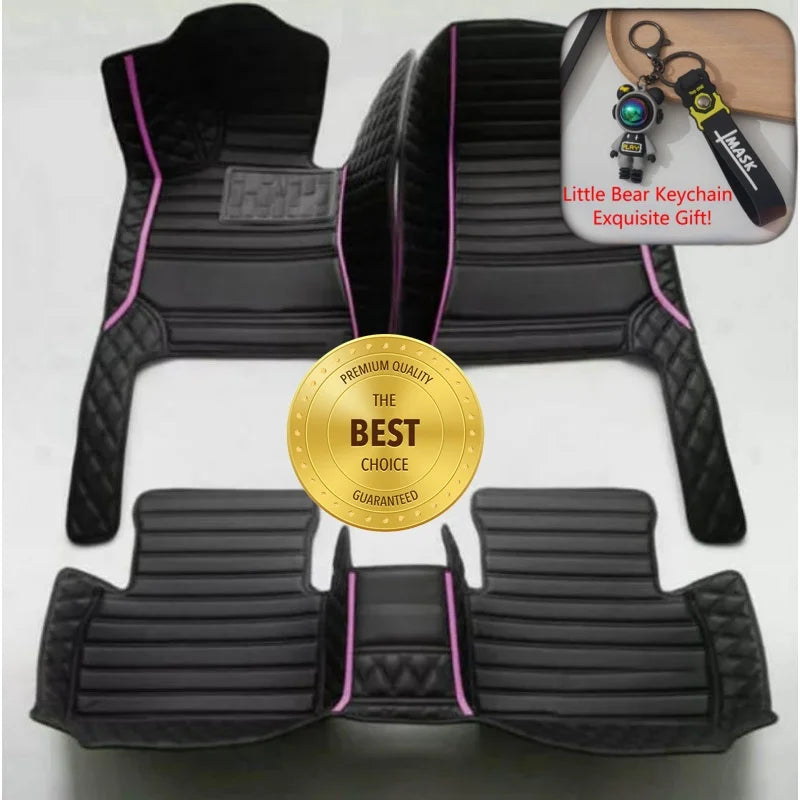ROX ADAMAS — Custom-Fit PU Leather Luxury Floor Mats, LHD & RHD, All-Weather (2025–2026)