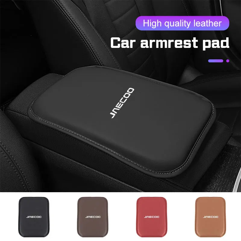 Jaecoo J7 / J8 / Chery Tiggo — PU Leather Armrest Console Cushion & Storage Pad