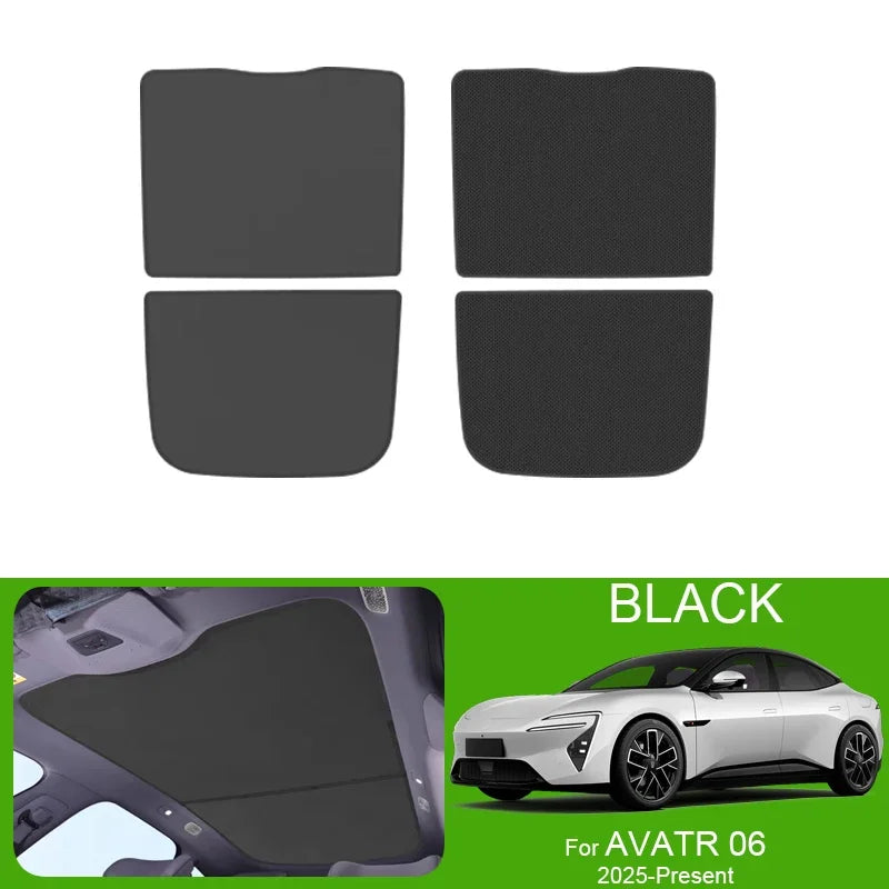 Avatr 06 — Ice Crystal Sunroof Sunshade, UV & Heat Insulation (2025–Present)