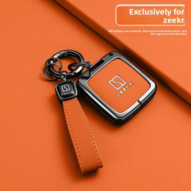 Zeekr 001 / 007 / 009 / X — Zinc Alloy Key Fob & Smart Card Protective Case | 12 Styles