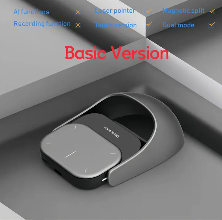 Cheerdots 2  — AI-Enabled Bluetooth Air Mouse, Wireless Touchpad, Laser Pointer &amp; Recording Pen