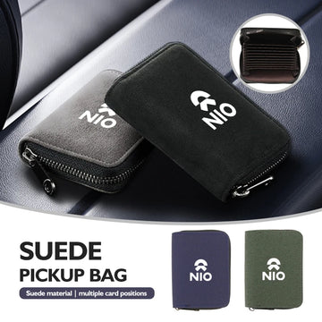 NIO Full Range — Suede Leather RFID Blocking Multi-Slot Card Wallet