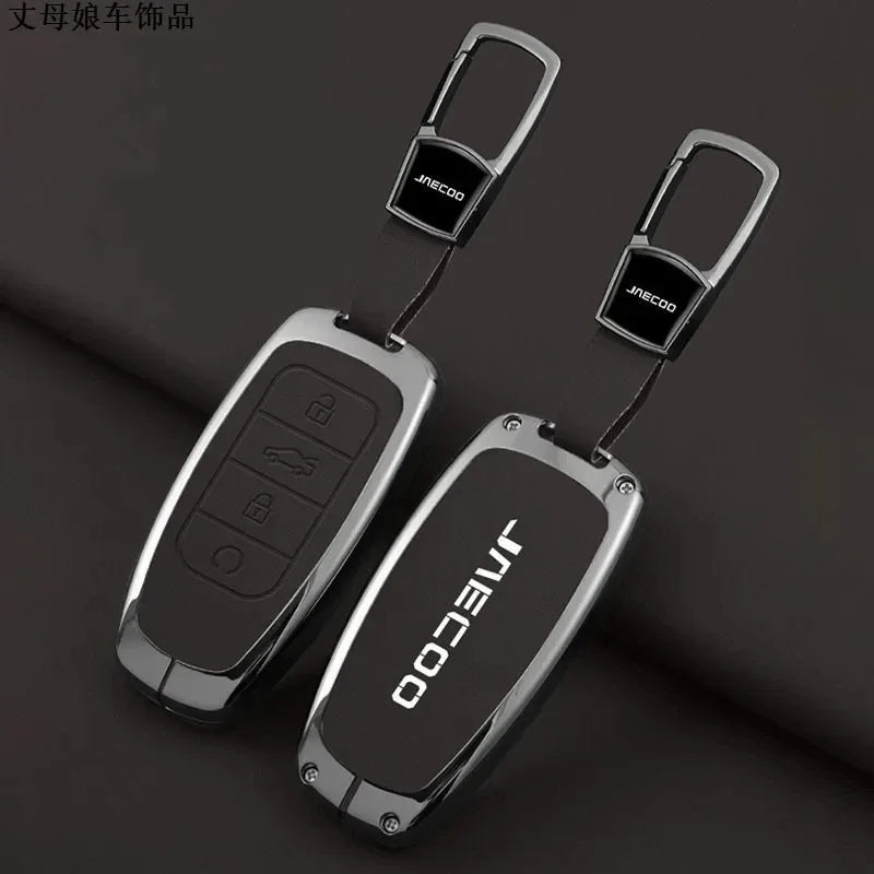 Jaecoo J7 — Galvanised Alloy Key Fob Case & Keychain Cover (2024–2025)