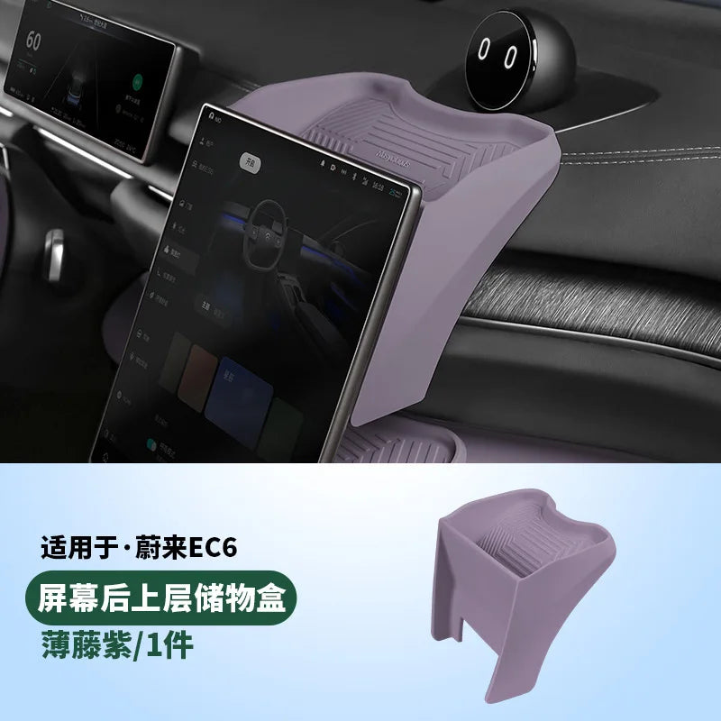 NIO EL6 / EC6 — Behind-Screen Centre Console Storage Box & Organiser Tray (2023–2025)