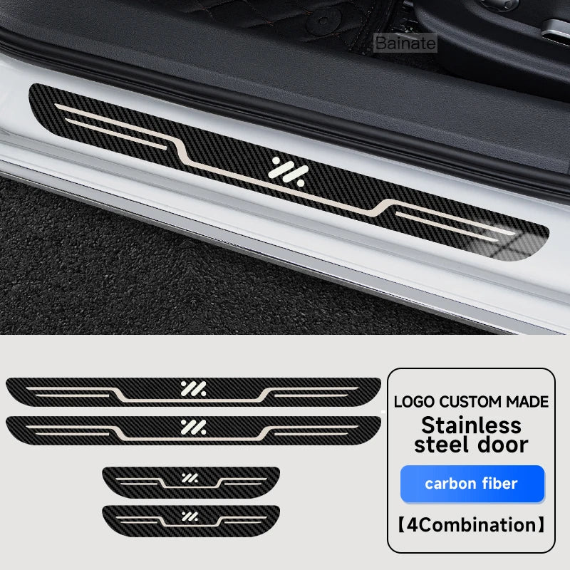 Universal Car Door Sill Protector Plates