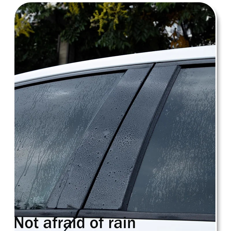NIO EL6 — B-Pillar Anti-Scratch Mirror PC Sticker Protection Set of 4 (2023–2026)