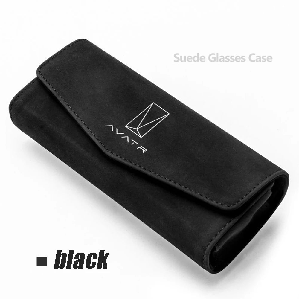 Universal Suede Car Visor Glasses Holder
