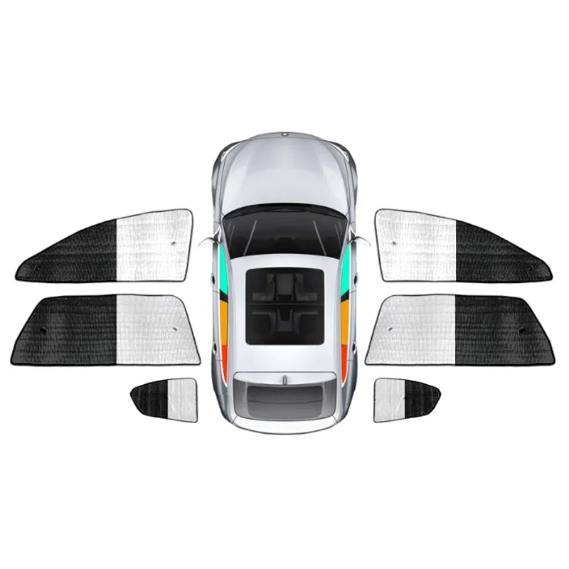 NIO EL8 — Triple-Layer Aluminium Foil & Pearl Cotton Full Coverage Sunshade Set (2023–2026)