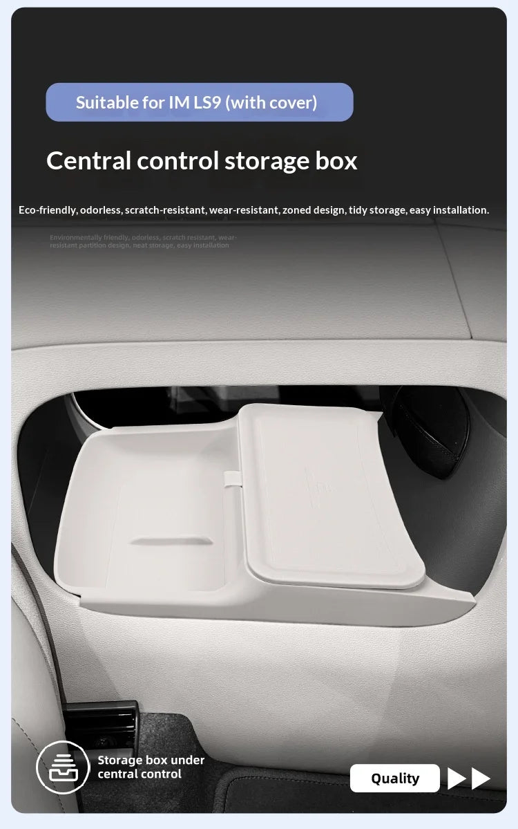 2026 iM LS9 / LS8 — Silicone Centre Console Storage Box