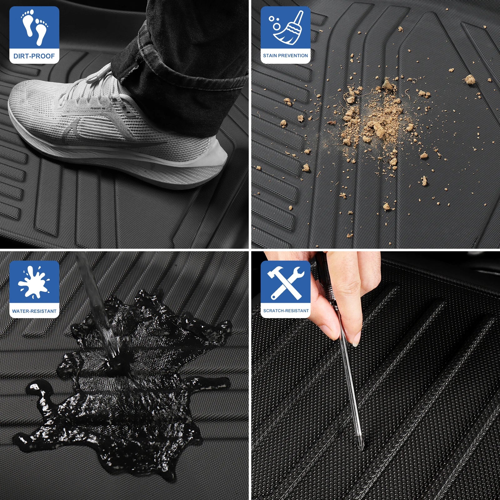 BYD Atto 2 EV / Yuan UP — 3D TPE Floor Mats & Cargo Trunk Pad (2025–2026)