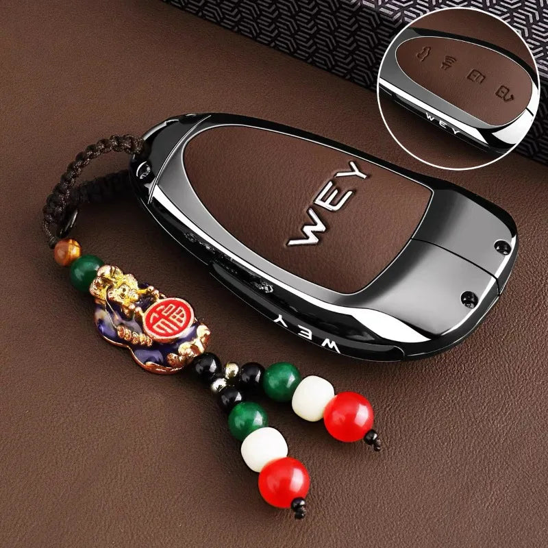 WEY 03 — Premium Zinc Alloy Key Fob Case & Cover