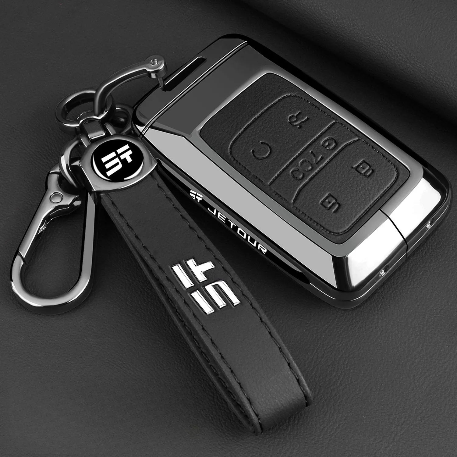 Jetour G700 — Zinc Alloy Key Fob Case & Keychain (2025–2026) | 12 Styles