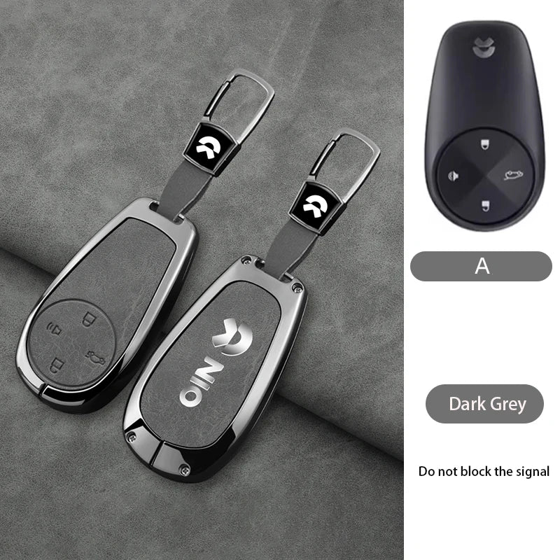 NIO  — Zinc Alloy Key Fob Case & Keychain Cover