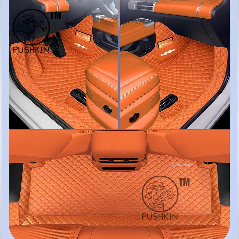 BYD Leopard TAI 7 / Titanium 7 — Automotive-Grade PU Leather Floor Mats (2025–2026)