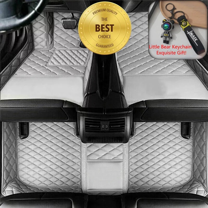ROX ADAMAS — Custom-Fit PU Leather Luxury Floor Mats, LHD & RHD, All-Weather (2025–2026)