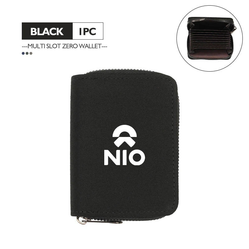 NIO Full Range — Suede Leather RFID Blocking Multi-Slot Card Wallet