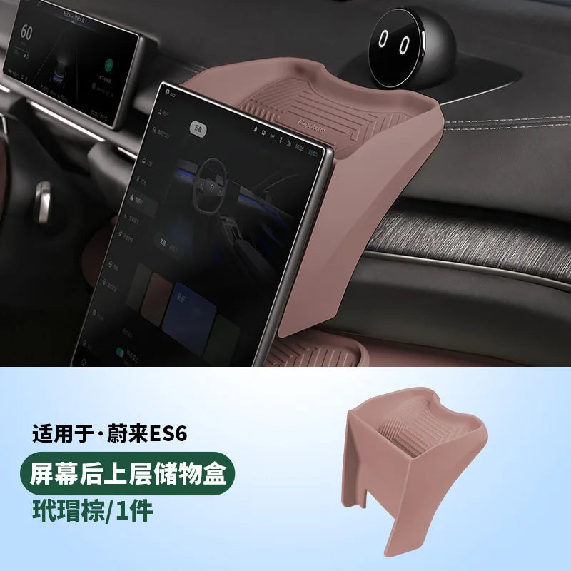 NIO EL6 / EC6 — Behind-Screen Centre Console Storage Box & Organiser Tray (2023–2025)