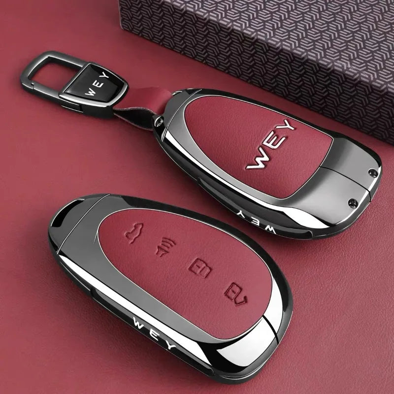 WEY 03 — Premium Zinc Alloy Key Fob Case & Cover