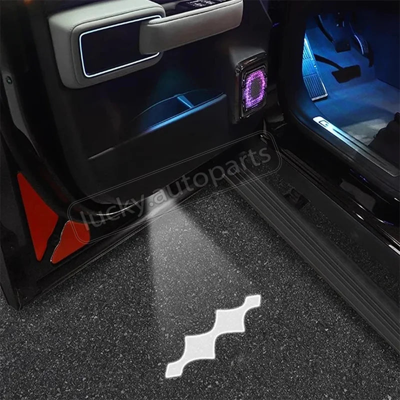 BYD Leopard 5 — Door Welcome Light Ground Projector, Sensor-Activated Ambient Shadow Light