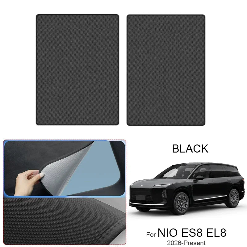 NIO EL8 — Suede Fabric Electrostatic Sunroof Sunshade, UV & Heat Insulation (2023–Present)